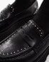 Фото #2 товара RAID Jacina studded chunky loafers in black