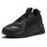 Фото #2 товара Puma RsX Iridescent Lace Up Mens Black Sneakers Casual Shoes 39725802