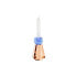 Candleholder DKD Home Decor Blue Amber Bicoloured Crystal 7 x 7 x 12 cm