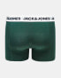 Фото #8 товара Jack & Jones 3 pack trunks with white logo waistband in multi