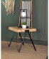 Фото #2 товара 24.5" Iron Square End Table with Metal Legs