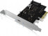 Фото #1 товара Kontroler Icy Box PCIe 3.0 x4 - USB-C 3.2 Gen 2x2 (IB-PCI1901-C32)