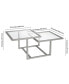 Фото #2 товара Amalie 2-Tier Satin Coffee Table, 43" x 23"