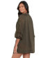 Фото #3 товара Women's Cotton Embroidered Dress Cover-Up