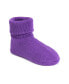 Women's Cuff Slipper Sock, Lilac, One