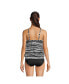 Фото #2 товара Women's Chlorine Resistant Blouson Tankini Swimsuit Top