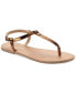 Women's Krisleyy T Strap Thong Flat Sandals, Created for Macy's