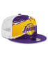 Men's Purple, White Los Angeles Lakers Tear Trucker 9FIFTY Adjustable Hat