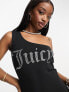 Фото #3 товара Juicy Couture asymmetric bodycon dress in black