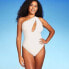 Фото #2 товара Women's One Shoulder Plunge Cut Out One Piece Swimsuit - Shade & Shore