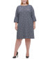Фото #3 товара Платье женское Tommy Hilfiger Plus Size Кофточное