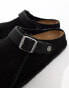 Birkenstock Lutry clogs in black suede