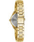 ფოტო #4 პროდუქტის Women's Sutton Diamond-Accent Gold-Tone Stainless Steel Bracelet Watch 28mm