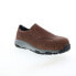 Фото #2 товара Nautilus Carbon Toe SD10 Slip On N1657 Mens Brown Athletic Work Shoes