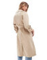 Stradivarius belted trench coat in beige