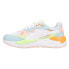 Фото #3 товара Puma XRay Speed Lace Up Womens Blue, Green, Orange, White Sneakers Casual Shoes