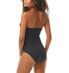 Фото #2 товара Carmen Marc Valvo 284791 Twist Bandeau Underwire One-Piece Swimsuit, Size 12