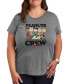 Фото #1 товара Air Waves Trendy Plus Size Peanuts Crew Graphic T-shirt