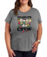 Фото #1 товара Trendy Plus Size Peanuts Crew Holiday Christmas Graphic T-shirt