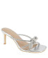 ფოტო #1 პროდუქტის Women's Selma Rhinestone Bow Slip On Sandals