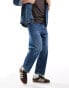 Фото #4 товара ASOS DESIGN barrel jeans in vintage blue