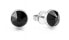 Фото #1 товара Frontiers Black Crystal Steel Earrings JUME01343JWSTBKT/U