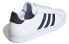 Фото #5 товара Кроссовки мужские adidas Neo Grand Court бело-черно-синие