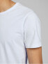 JJEBASIC O-NECK TEE men´s t-shirt 12058529 OPTICAL WHITE