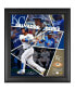 Фото #1 товара Salvador Perez Kansas City Royals Framed 15" x 17" Impact Player Collage with a Piece of Game-Used Baseball - Limited Edition of 500