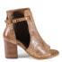 Фото #2 товара Diba True Low Tide Leather Round Toe Block Heels Pumps Womens Brown Dress Casual