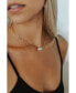 ფოტო #2 პროდუქტის 316L Snow Drop Gold-Tone Pearl Necklace