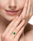 ფოტო #2 პროდუქტის EFFY® Sapphire (1-7/8 ct. t.w.) & Diamond (3/8 ct. t.w.) Halo Ring in 14k Gold (Also available in Emerald and White Gold)