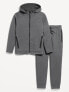 Фото #1 товара Dynamic Fleece Zip-Front Hoodie and Joggers Set for Boys