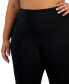 Plus Size Women's Solid 7/8 Cropped Leggings, Created for Macy's