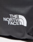 The North Face Base Camp Voyager roll top logo backpack in black