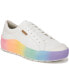 rainbow faux leather