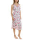 ფოტო #4 პროდუქტის Women's Adaline Floral Tank Sleepshirt