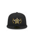ფოტო #3 პროდუქტის Men's Black Houston Astros 2024 Armed Forces Day On-Field 59FIFTY Fitted Hat