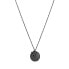 Modern black necklace with pendants TJ-0122-N-45