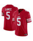 Men's Trey Lance San Francisco 49ers Vapor F.U.S.E. Limited Jersey Красный, M - фото #2