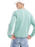 Фото #3 товара Timberland large script logo sweatshirt in light green