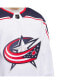 Men's White Columbus Blue Jackets Away Prime Green Authentic Jersey