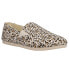 Фото #2 товара TOMS Redondo Leopard Slip On Womens Off White Flats Casual 10018294T