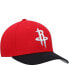 Фото #3 товара Men's Red, Black Houston Rockets MVP Team Two-Tone 2.0 Stretch-Snapback Hat