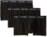 Фото #1 товара Calvin Klein 247270 Mens Cotton Boxer Brief 3-Pack Underwear Black Size XL