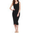 Фото #1 товара Nic+Zoe 266520 Women's High Twist Side Ruched Sleeveless Dress Size Medium