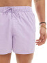 ASOS DESIGN swim shorts in short length with aztec side stripe in purple XL - фото #7