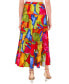 ფოტო #3 პროდუქტის Petite Floral-Print Tiered Pull-On Maxi Skirt