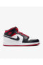 Фото #3 товара Air Jordan 1 Mid Gym Red Black Toe (GS) Kadın Sneaker DQ8423-106