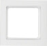 Фото #1 товара Berker Ramka pojedyncza Q.3 pozioma/pionowa biała aksamit (10116099)